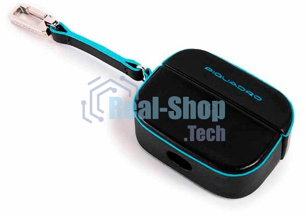 Чехол для наушников Piquadro Blue Square AC5308B2/N черный натур.кожа