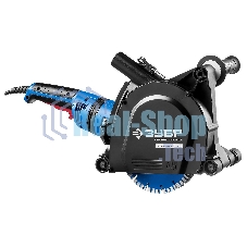 Штроборез Зубр ЗШ-П45-2100 ПВТК глуб. 45 мм, 180 мм, подключ. пылесоса, плавный пуск, 2100 Вт