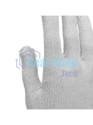 Перчатки трикотажные, с ПВХ точкой, 5 пар в упаковке, 7 класс Россия