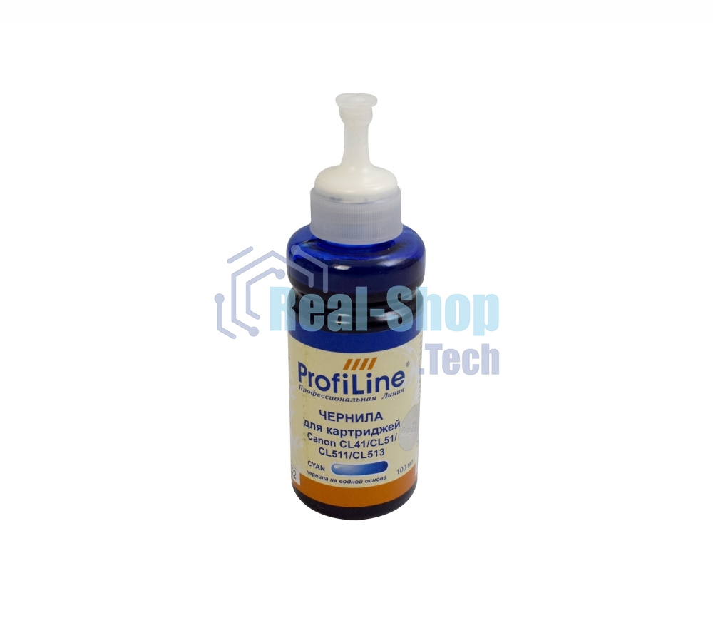 Чернила ProfiLine PL-CL 41/CL 51/CL 511/CL 513 для Canon Cyan 100 мл водн
