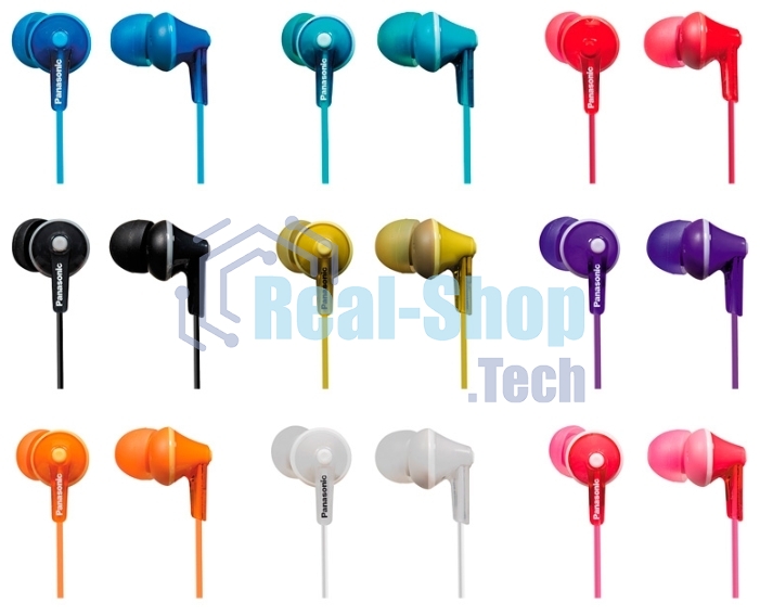 Наушники вкладыши Panasonic RP-HJE125E-W 1.1м белый проводные (в ушной раковине)