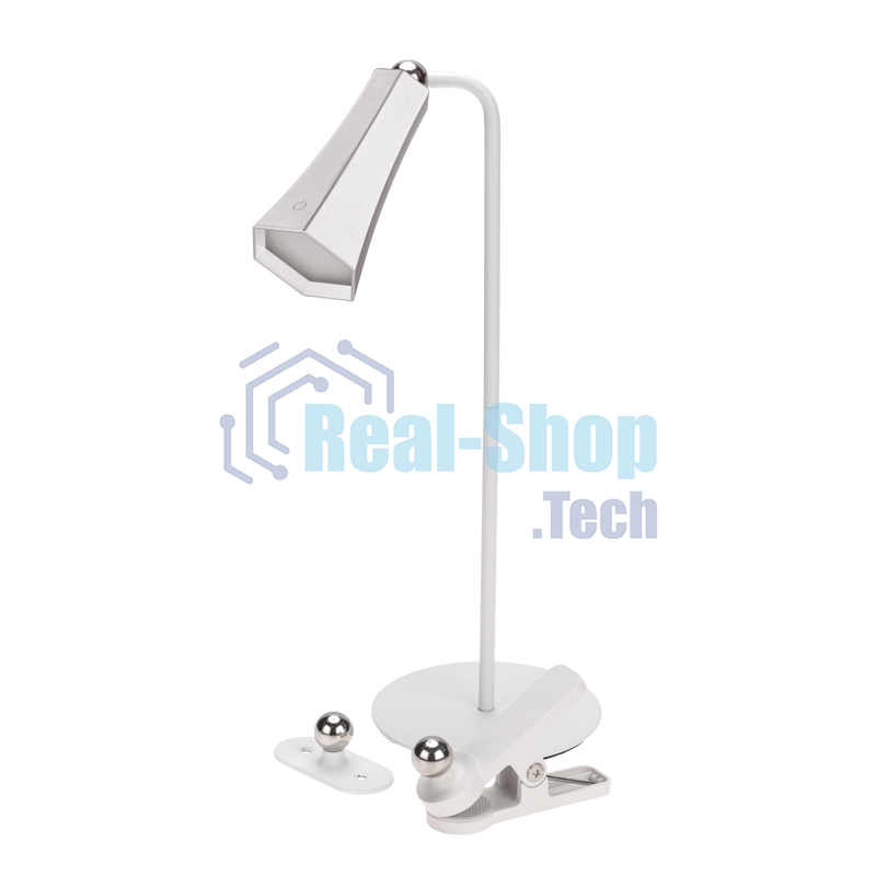 Светильник магнитный переносной Rexant с 3 креплениями, колокольчик, белый