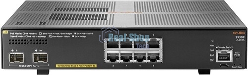 Коммутатор HP Aruba 2930F 8G PoE+ 2SFP+ Swch