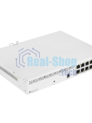 Коммутатор MikroTik CSS610-8P-2S+IN PoE-коммутатор, 8х 1G RJ45, 2х SFP+, раздача PoE 140 Вт, SwitchOS Lite