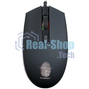 Мышь проводная Qumo Pretender M53 черный, 3200 dpi, USB, кнопки - 4