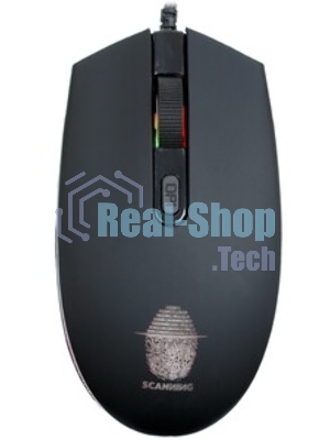 Мышь проводная Qumo Pretender M53 черный, 3200 dpi, USB, кнопки - 4