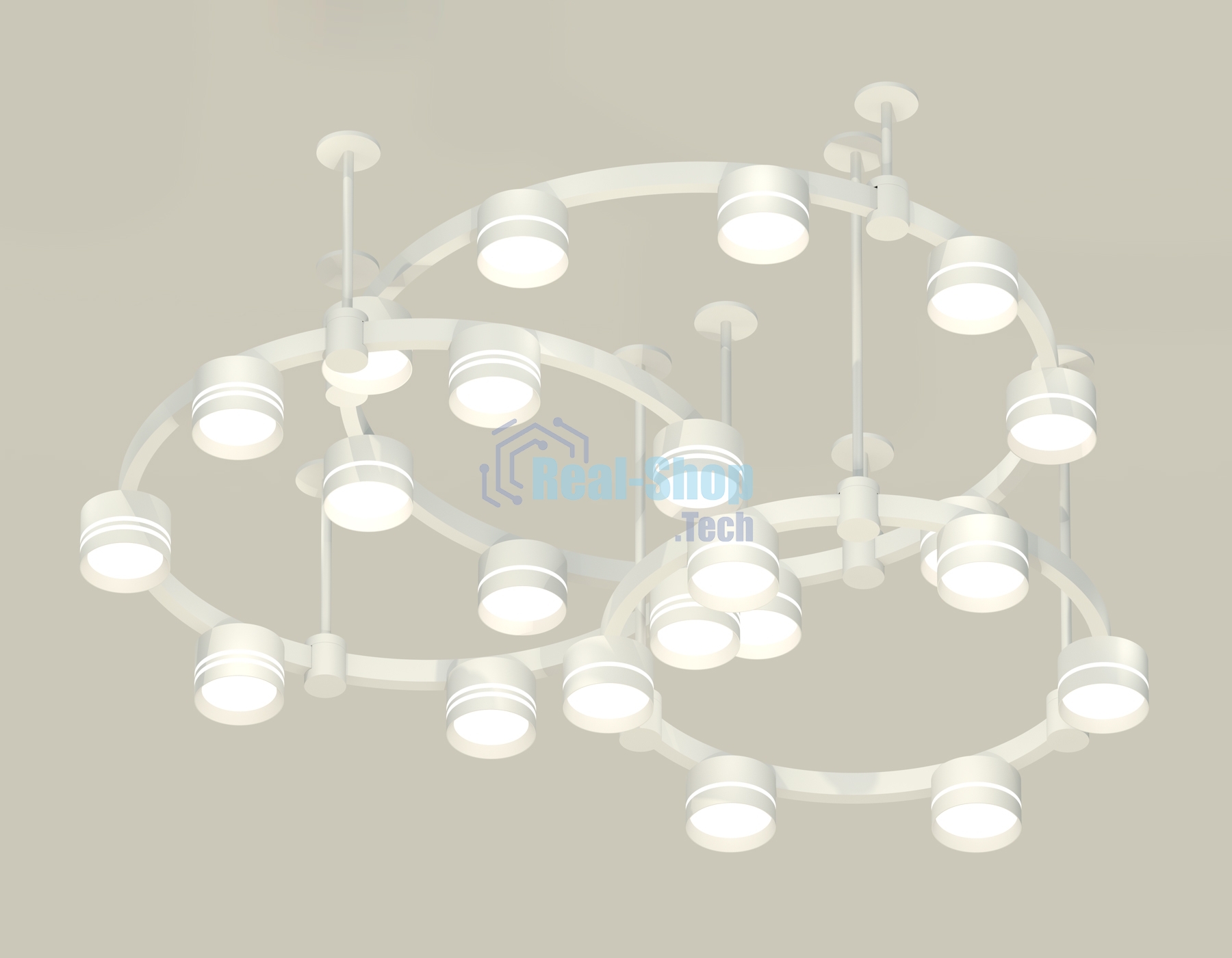 Светильник Ambrella light XR92212260/22 SWH/FR белый песок/белый матовый GX53