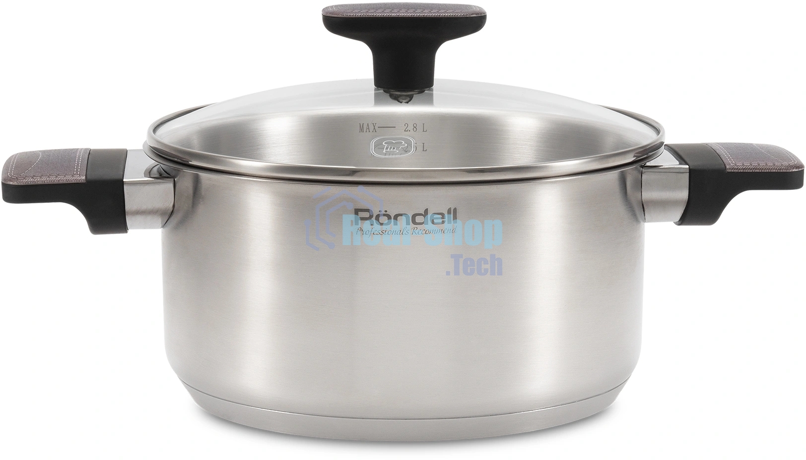 Кастрюля Rondell Chambray RDS-1955 2.8л. d=20см (с крышкой) стальной
