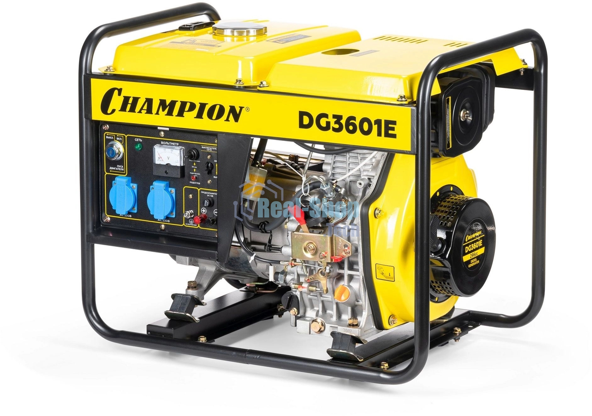 Электрогенератор дизельный Champion DG3601E, 3 кВт, 80 дБ, 80 кг
