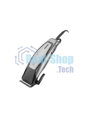 Машинка для стрижки волос Centek CT-2102 (черный/серый) 12 Вт, высококач.сталь, эргоном. дизайн, 4 насадки