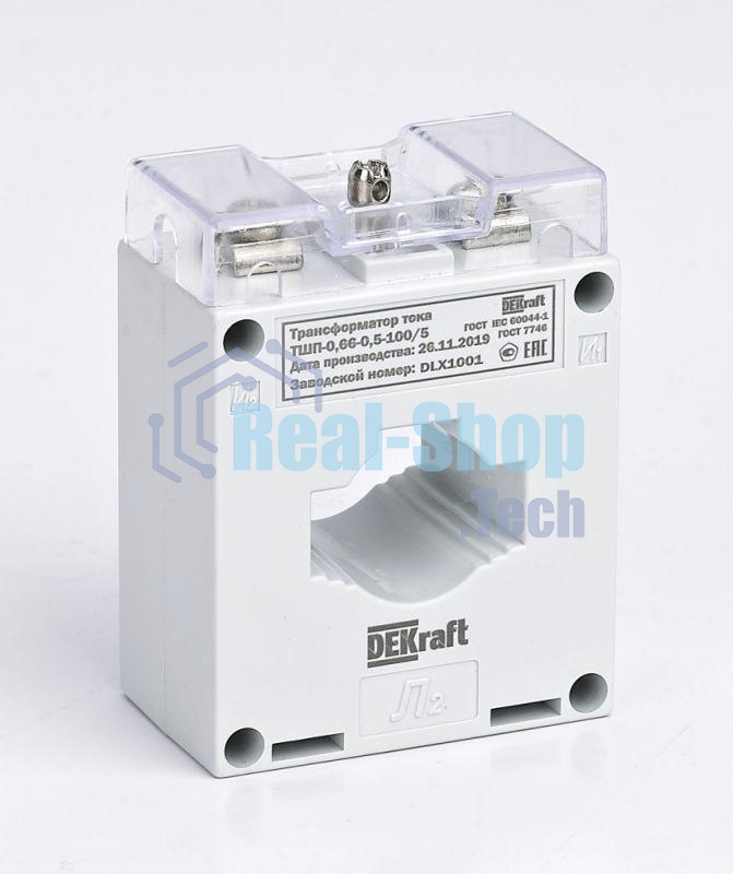 Трансформатор тока ТШП-0.66 0.5 150/5 5В.А D30мм SchE 50135DEK