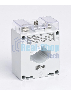 Трансформатор тока ТШП-0.66 0.5 150/5 5В.А D30мм SchE 50135DEK