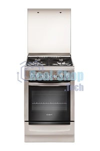 Плита комбинированная Gefest ПГЭ 5102-03 0027 серый, конфорок 4 шт, духовка 55 л, 50 см x 85 см x 58.5 см