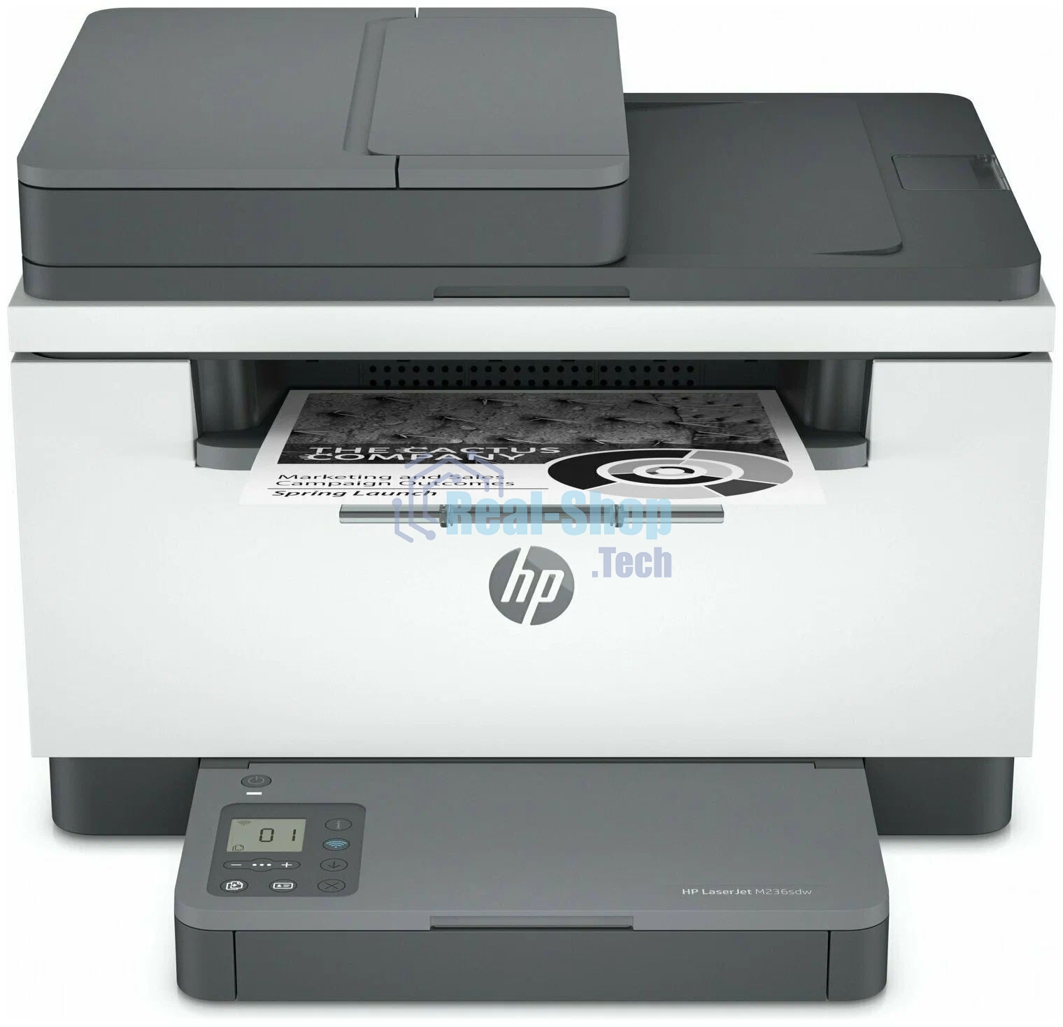 МФУ лазерное HP LaserJet M236sdw (9YG09A), A4, ч/б, печ. до 29 стр/мин., скан. до 19 стр/мин. (ч/б) 10 стр/мин. (цвет), 600 x 600 dpi, USB, RJ-45, Wi-Fi, BlueTooth, Air Print, Mopria