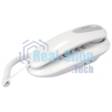 Телефон проводной teXet TX-236 светло-серый