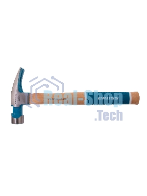 Молоток-гвоздодер Gross AMERICAN HICKORY 680 г, угол 75, магнит, обрезиненная рукоятка