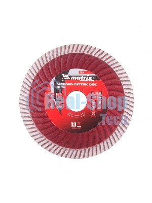 Диск алмазный отрезной Matrix Turbo Extra, 125 х 22,2 мм, сухая резка