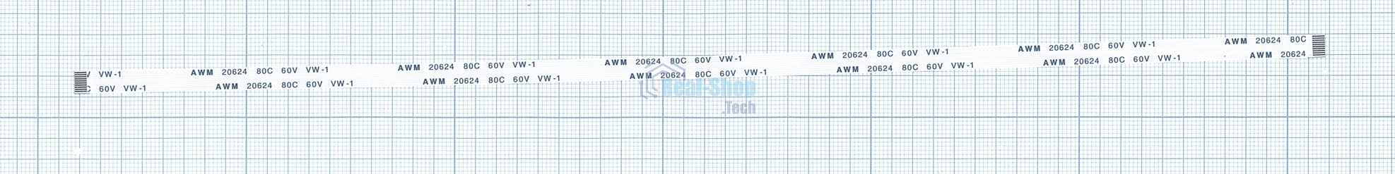 Шлейф универсальный 10pin, шаг 0,5 мм, длина 30 см
