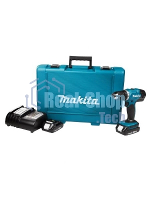 Дрель-шуруповерт Makita DDF453SYE, 18 В, 1,5 Ач, 42 Нм, щеточный