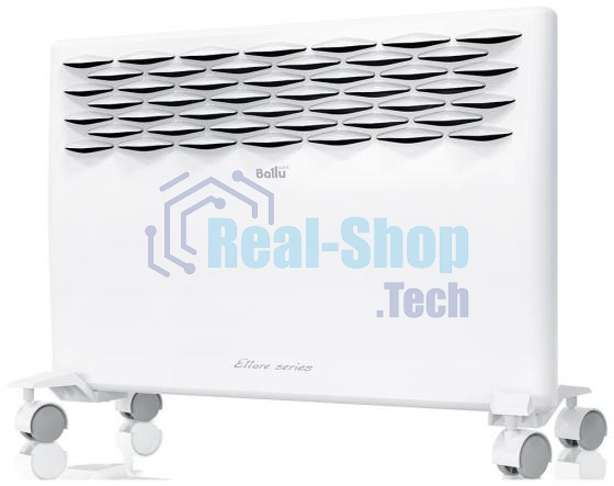 Конвектор Ballu Ettore BEC/ETER-1500 белый, 1500 Вт, 20 м2, термостат, дисплей