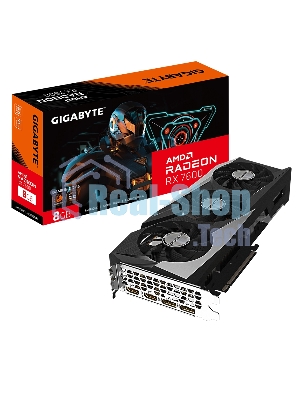 Видеокарта Gigabyte GV-R76GAMING OC-8GD AMD Radeon RX 7600 8Gb 128bit GDDR6 2355/18000 HDMIx2 DPx2 HDCP Ret
