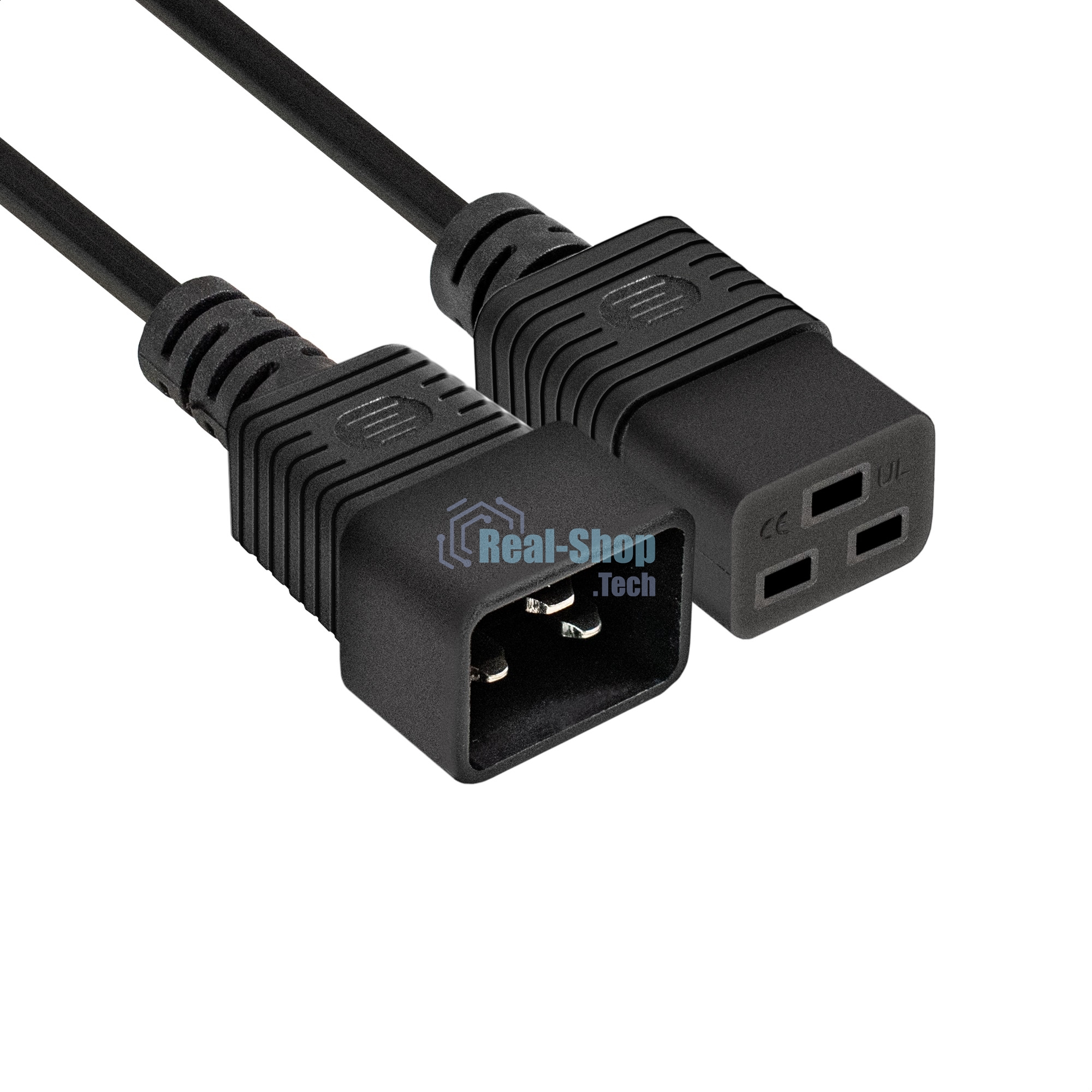 Кабель питания (UPS) ExeGate Special EC20-5S (IEC 320 C19->C20, 3*1.5мм2, CCA, черный, 5м)
