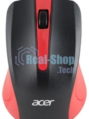 Мышь проводная Acer OMW012 черный/красный, 1200 dpi, USB, кнопки - 3