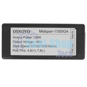 Инжектор POE Osnovo Midspan-1/300GA