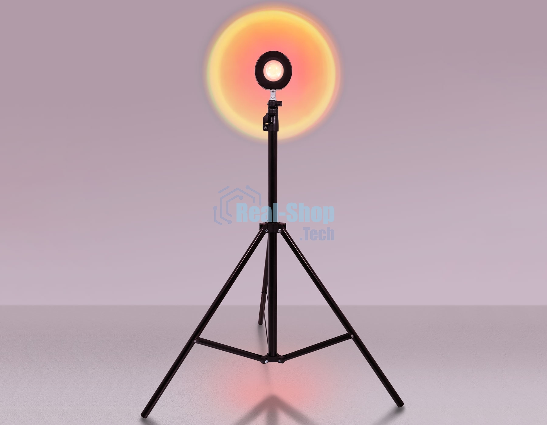 Атмосферная светодиодная настольная лампа Ambrella light DE8387 BK черный LED RGB 3W (ПДУ RGB)