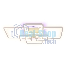 Потолочный светодиодный светильник FA5306/4+2 WH белый 176W 800*550*140 (ПДУ РАДИО 2.4G)