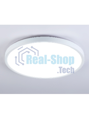 Потолочный светодиодный светильник Ambrella light FZ3005 WH белый IP44 33W+10W 6400+6400К D370*40 (Без ПДУ)