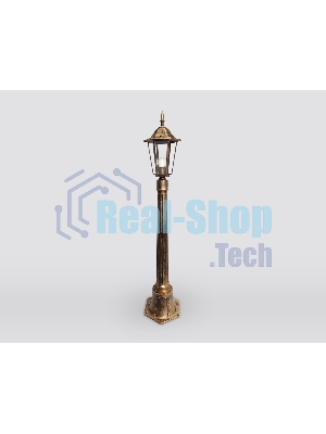 Светильник Ambrella light ST2039 GD/BK/CL золото/черный/прозрачный IP54 E27 max 40W D150*1100