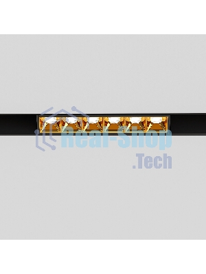 Трековый светильник Slim Magnetic 6W 4000K Artas (чёрный/золото) 85101/01