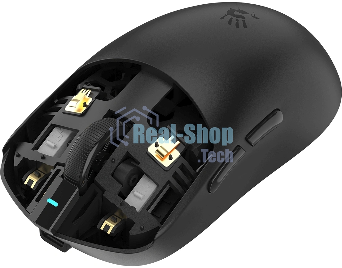 Мышь беспроводная/проводная A4tech Bloody R77UltraDock черный, 20000 dpi, USB Type-A, радиоканал, кнопки - 5