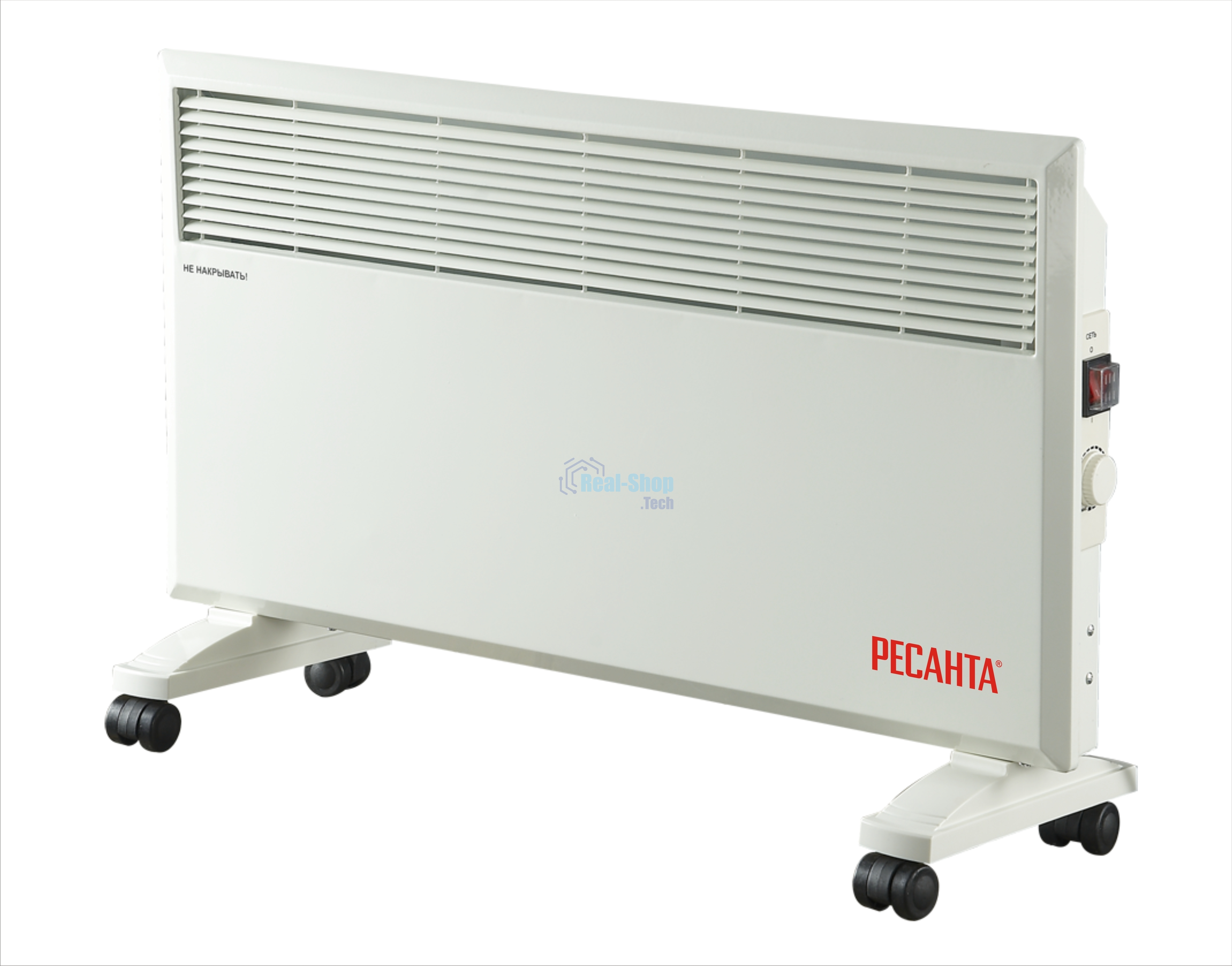 Конвектор Ресанта ОК-1700 белый, 1700 Вт, 17 м2, термостат