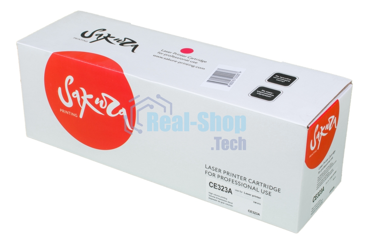 Картридж лазерный Sakura CE323A для HP Color LJ PRO CP1525N/CP1525NW, пурпурный, 1300 к.