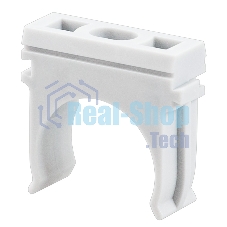 Крепеж-клипса для труб Rexant, Ø32 мм, серая, 100 шт./уп.