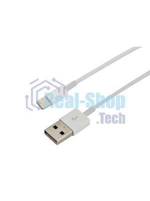 Кабель USB Rexant для iPhone 5/6/7 моделей ОРИГИНАЛ (чип MFI) 1 м белый