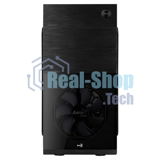 Компьютерный корпус Aerocool/Formula Cs-105, mATX, без БП, 187x361x355мм (ШxГxВ), USB 3.0 x1, USB 2.0 x1, металл 0,5мм, 120-мм вентилятор в комплекте, черный