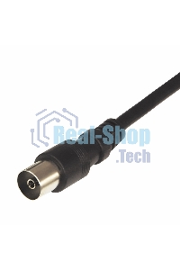 Шнур ТВ гнездо - ТВ штекер, длина 10 м етров, белый Rexant