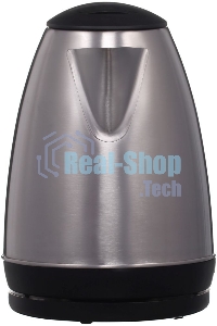 Чайник электрический Hyundai HYK-S1030 1.7л. 2200Вт серебристый матовый/черный (корпус: металл)