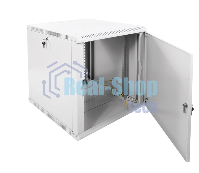 Шкаф телеком. настенный разборный 12U (600х650) дверь металл (ШРН-Э-12.650.1)