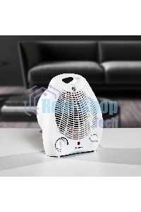 Тепловентилятор MTX FHS-2000, белый, 1000/2000 Вт, 25 м2, термостат