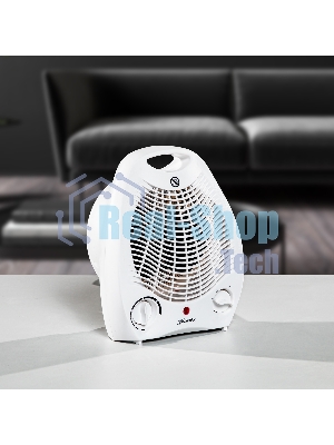 Тепловентилятор MTX FHS-2000, белый, 1000/2000 Вт, 25 м2, термостат