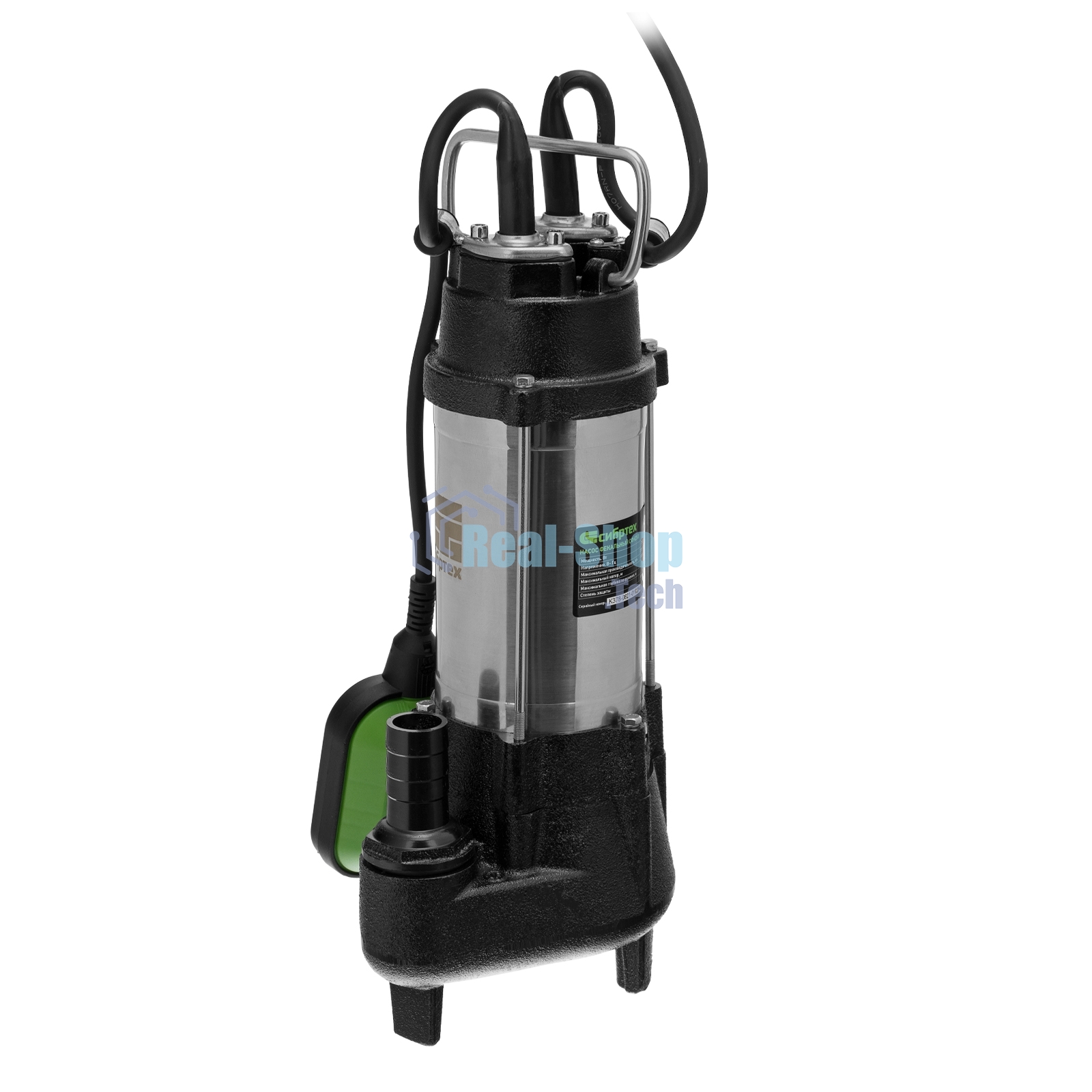 Фекальный насос Сибртех СФН250, 250 Вт, напор 8 м, 10000 л/ч