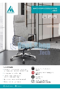 Кресло руководителя Бюрократ JONS/CASHGREY серый, крестовина алюминий