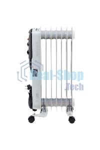 Обогреватель масляный MTX OCH-1500, белый, 1500 Вт, 15 м2, термостат