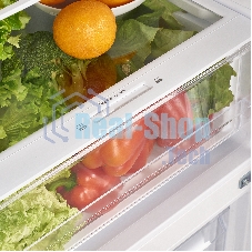 Холодильник Maunfeld MFF185NFW10 белый двухкамерный инвертор 240/100л морозилка снизу, No Frost