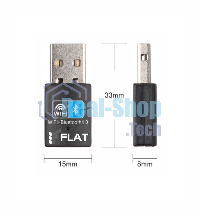Адаптер Флат FP-WF+BT USB-адаптер устройство, позволяющее подключить Flat-Phone B10 к WiFi сети и Bluetooth-гарнитуре