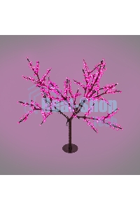 Светодиодное дерево Neon-night Сакура, высота 1,5м, диаметр кроны 1,8м, розовые светодиоды, IP65, понижающий трансформатор в комплекте